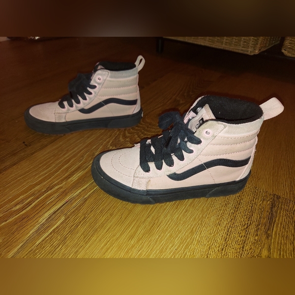 Girls vans sk8-hi mte-1 light pink sz 2 - Picture 3 of 6
